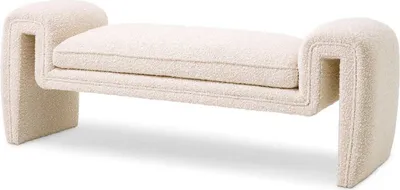 Produktbild von Casa Padrino Luxus Sitzbank Creme 144 cm - Luxus Qualität