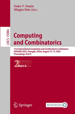 Produktbild von Computing and Combinatorics