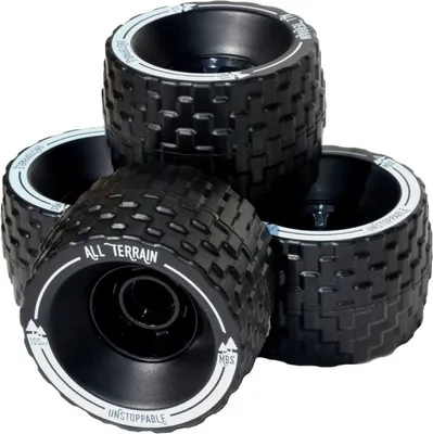 Produktbild von MBS All Terrain Räder 100mm schwarz