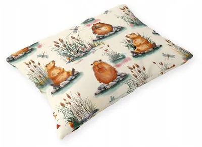 Produktbild von Posciel-Hurt Kissenbezug 50x60cm Baumwolle Capybara Motiv