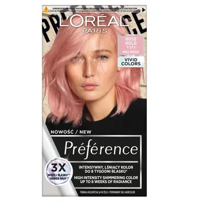 Produktbild von L'Oreal Paris Preference Vivid Colors Farba 9.213 Rose Gold