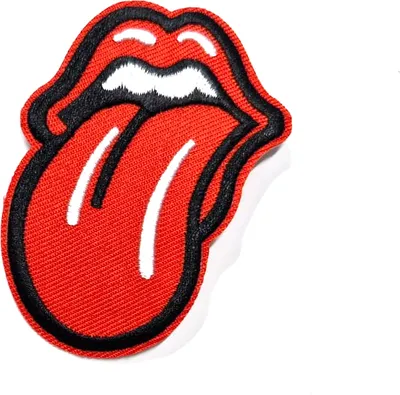 Produktbild von Zunge Bügelbild Aufnäher Aufbügler Miniblings Rock'n'Roll 65x55mm rot