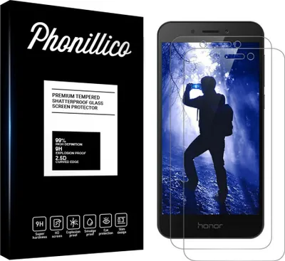 Image de Verre trempé pour Honor 6A [2 pièces] Protection d'écran Screen Protector Film Anti-Rayures Glas Resistant Phonillico®