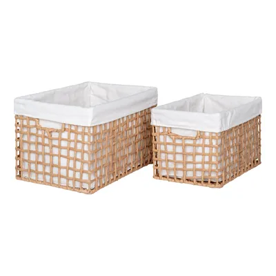 Image de Bustelo panier lot de 2 pièces naturel.