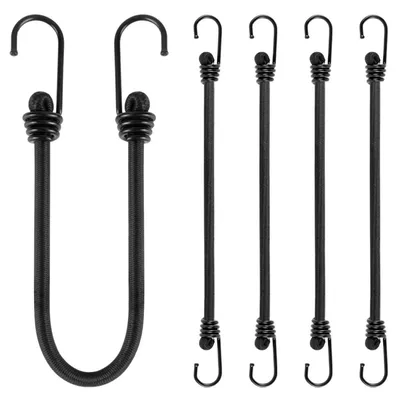Produktbild von Spanngummi mit Haken 30 cm, 5 Stück, Extra Stark, Vielseitig für LKW, Camping, Werkzeuge