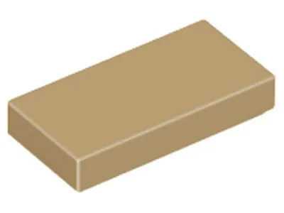 Produktbild von Lego® 1x2 Fliesen 3069 - 10 Stück Dunkles Beige