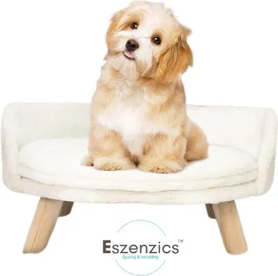 Image de Lit pour chat moelleux et lavable avec pattes, jusqu'à 20 kg, Deluxe
