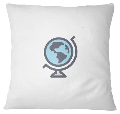 Dekokissenbezug 45x45 cm, weiß, Polyester, Reißverschluss