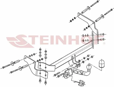 Produktbild von Z546411 Anhängerkupplung passend für FIAT Qubo 08/2016- starr