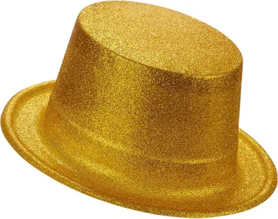 Produktbild von Glitzernder Zylinder für Erwachsene gold