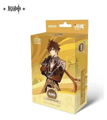 Produktbild von Genshin Impact Sammelkartenspiel - Pre-Build Starter Deck 02 - Zhongli - Series 2 *Chinesische Version*