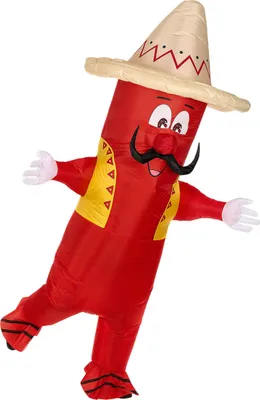 Produktbild von Mexicaanse Chili Peper Opblaasbaar Volwassene Kostüm