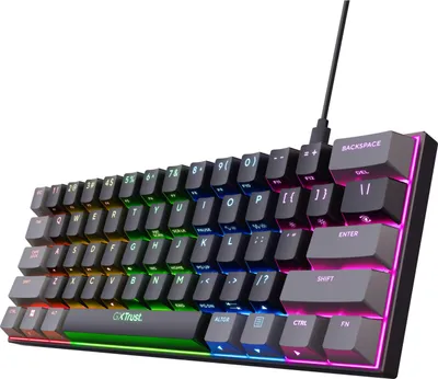 Obrázek produktu pro TRUST Trust GXT 867 Acira herní klávesnice USB QWERTY US English Black