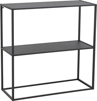 Produktbild von SVITA Konsolentisch Beistelltisch Standregal Industrial Design Metall Schwarz