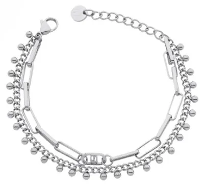 Immagine prodotto di Doppio bracciale alla moda in acciaio LJ2999