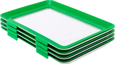 Obrázek produktu pro Vakuově uzavíratelná miska na konzervaci potravin, stohovatelný design, ekologický materiál, zelená barva
