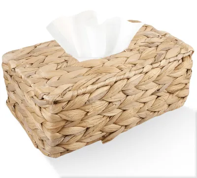 Produktbild von Handgewebte Rattan Taschentuchbox für Kosmetiktücher
