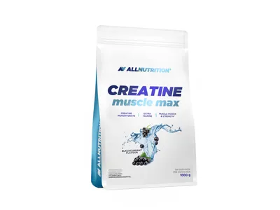 Produktbild von ALLNUTRITION Creatine Muscle Max 1000g Schwarze Johannisbeere Kreatin Muskeln Kreatinmonohydrat