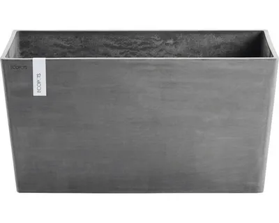 Image de Pot de fleurs Ecopots Paris 60 - L 60 cm x l 26,2 cm x H 40,5 cm - Pour l'intérieur et l'extérieur