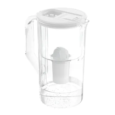 Zdjęcie produktu dla Dzbanek filtrujący Wessper D1 Solid Future Flow o pojemności 2,8 litra z filtrem AquaClassic w kolorze białym