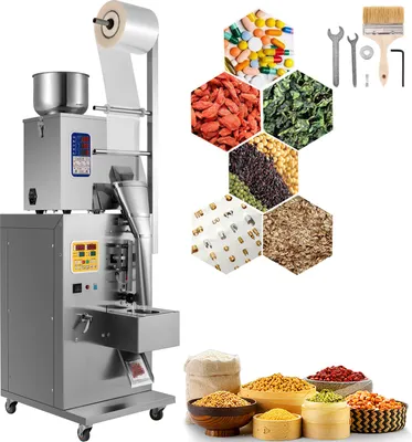 Produktbild von VEVOR Pulverfüllmaschine 10-200g Wiegefüllmaschine, automatische Verpackungsmaschine Machine 66 kg Lebensmittelfüllmaschine 220V,Granulat Pulverfüllmaschine Quantitative Pulver Füllung