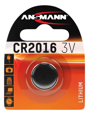 Produktbild von 10x ANSMANN 5020082 Lithium Knopfzelle CR2016 3,0 Volt 1er-Blister