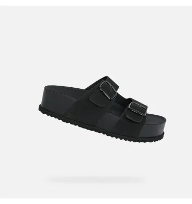 Obrázok produktu pre Geox Čierne dámske papuče Sandybett High 39