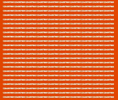 Obrázek produktu pro Samolepicí číslice, 3 mm, oranžové, matné