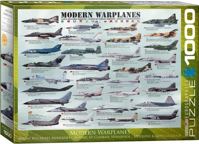 Obrázek produktu pro Puzzle 1000 Modern Warplanes 6000-0076