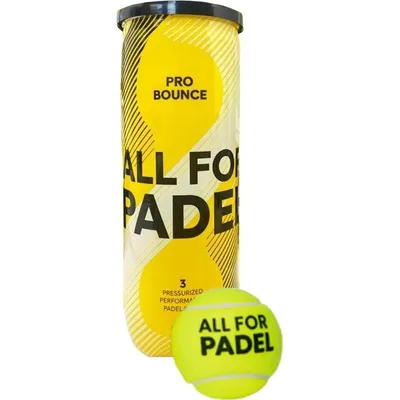 Produktbild von All For Padel Afp Pro Bounce Padelbälle 3Er Dose - Gelb | Größe: UNI