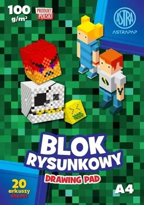 Zdjęcie produktu dla PIXEL Astrapap Blok Rysunkowy A4 - Twoje kreatywne centrum twrczoci!