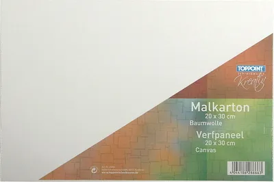 Produktbild von 10x Malkarton 20x30cm Malpappe