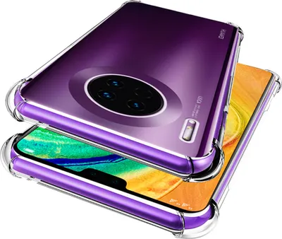 Image de Huawei Mate 30 Case, Transparent Soft TPU Bumper, Shockproof Protective Case for Huawei Mate 30
