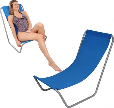 Produktbild von Garten und Strand Klappliege und Tasche blau enero camp