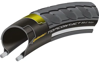 Produktbild von Continental Top CONTACT II, 28", Stadt / Trekking, Kreuzungsland, Off-road, Bahnradfahren, Schwarz, Deutschland, CE