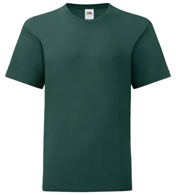 Immagine prodotto di Fruit of the Loom - Maglietta "Iconic" per bambini LT3179 (116) (verde abete)