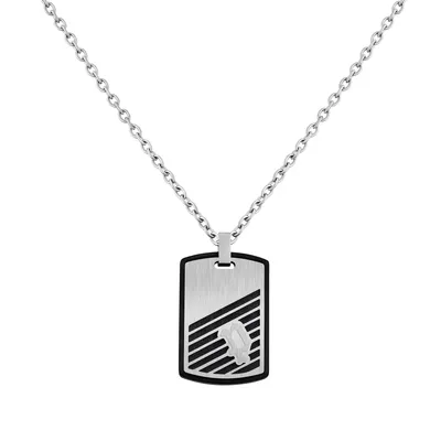 Produktbild von Police Herren Halskette Edelstahl Anhänger Dog Tag PJ26464PSS.01