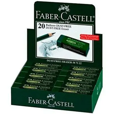 Image de Gomme Art Eraser Dust-Free en boîte à déchirer Paquet de 20 pièces