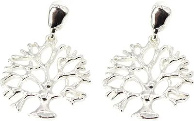 Produktbild von Lebensbaum Ohrringe Ohrstecker Ohrschmuck Earring Silber