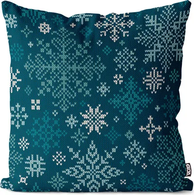 Produktbild von VOID Winter Strickmuster Sterne Kissenbezug Kissenhülle Sofakissen Kissen Deko Outdoor-Kissen Dekokissen