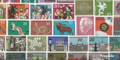 Produktbild von Briefmarken BRD (BR.Deutschland) 100 verschiedene Marken postfrisch
