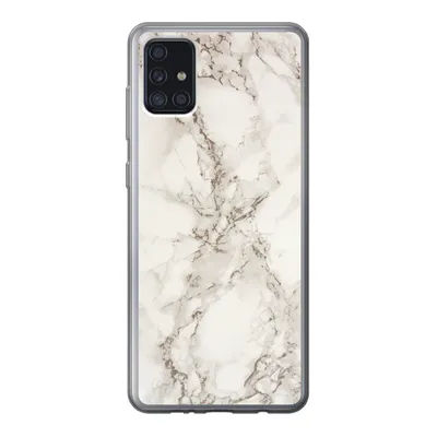 Produktbild von MuchoWow® Handyhülle Schutzhülle Hülle für Samsung Galaxy A52 5G Marmor - Grau - Weiß Silikon Softcase Handy Hülle - Umschlag