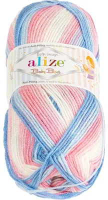 Produktbild von Alize Baby Best Batik 7935 Strickgarn