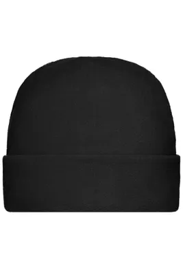 Produktbild von Myrtle Beach Uni Microfleece Mütze Beanie MB7720 black M/L