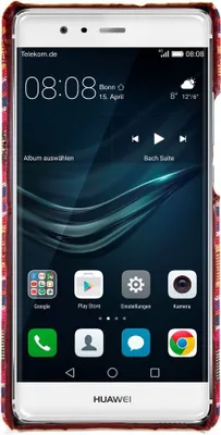Produktbild von Handyhülle aus Stoff-Case für Huawei P9 Lite Cover Etuis Bumper Schale Pink