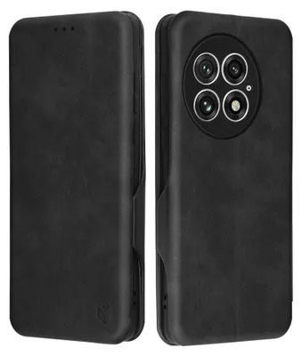 Produktbild von Techsuit Safe+ Book Wallet Klapphülle für OnePlus 13 - Schwarz