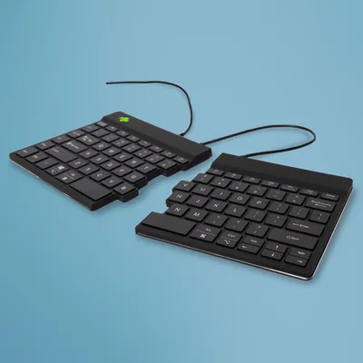 Produktbild von R-Go Tastatur Split   Break US-Layout     verkabelt  schwarz