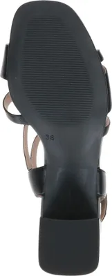 Produktbild von Caprice Damen Sandale mit Blockabsatz und Karree Form 9-28302-46, Größe:40 EU, Farbe:Schwarz