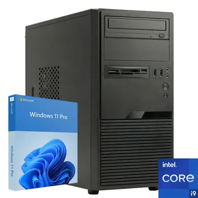 Produktbild von Intel Core i9 - 64 GB DDR4 - 2000 GB SSD - WLAN - Bluetooth - CD/DVD - SD/MicroSD - Windows 11 Pro (COMPUGEAR X203-40190)