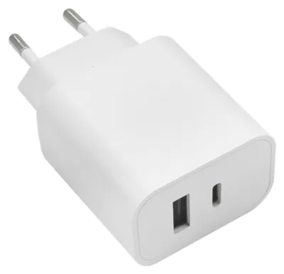 Immagine prodotto di Maxlife MXTC-06 caricatore PD QC 1x USB-C 1x USB 20W bianco (OEM0101138)